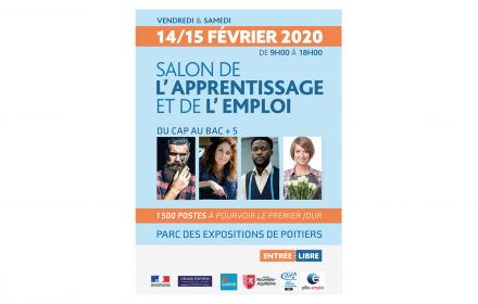 Le CDG 86 au Salon de l'Apprentissage et de l'Emploi les 14 et 15 février 2020 à Poitiers